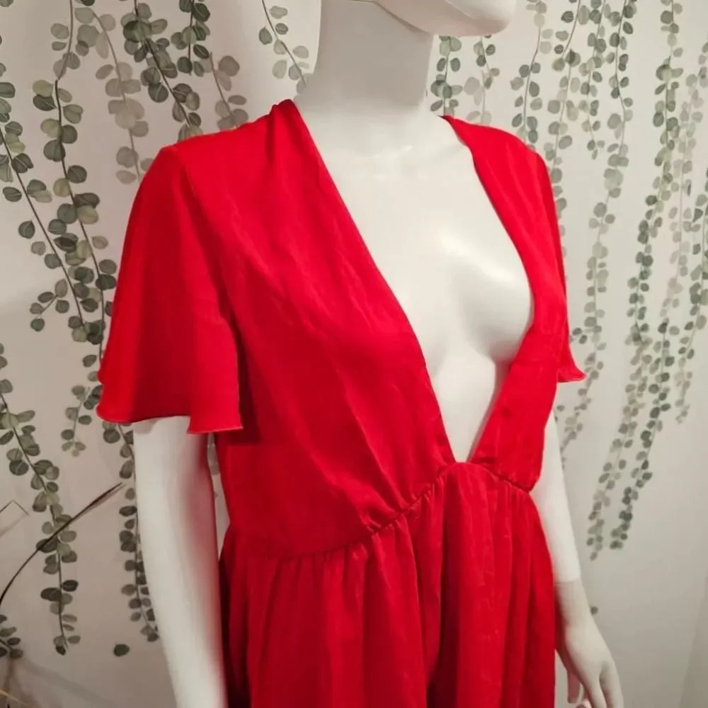 NWOT Show Me Your Mumu Austin Red Dress Size XL - Picture 5 of 10